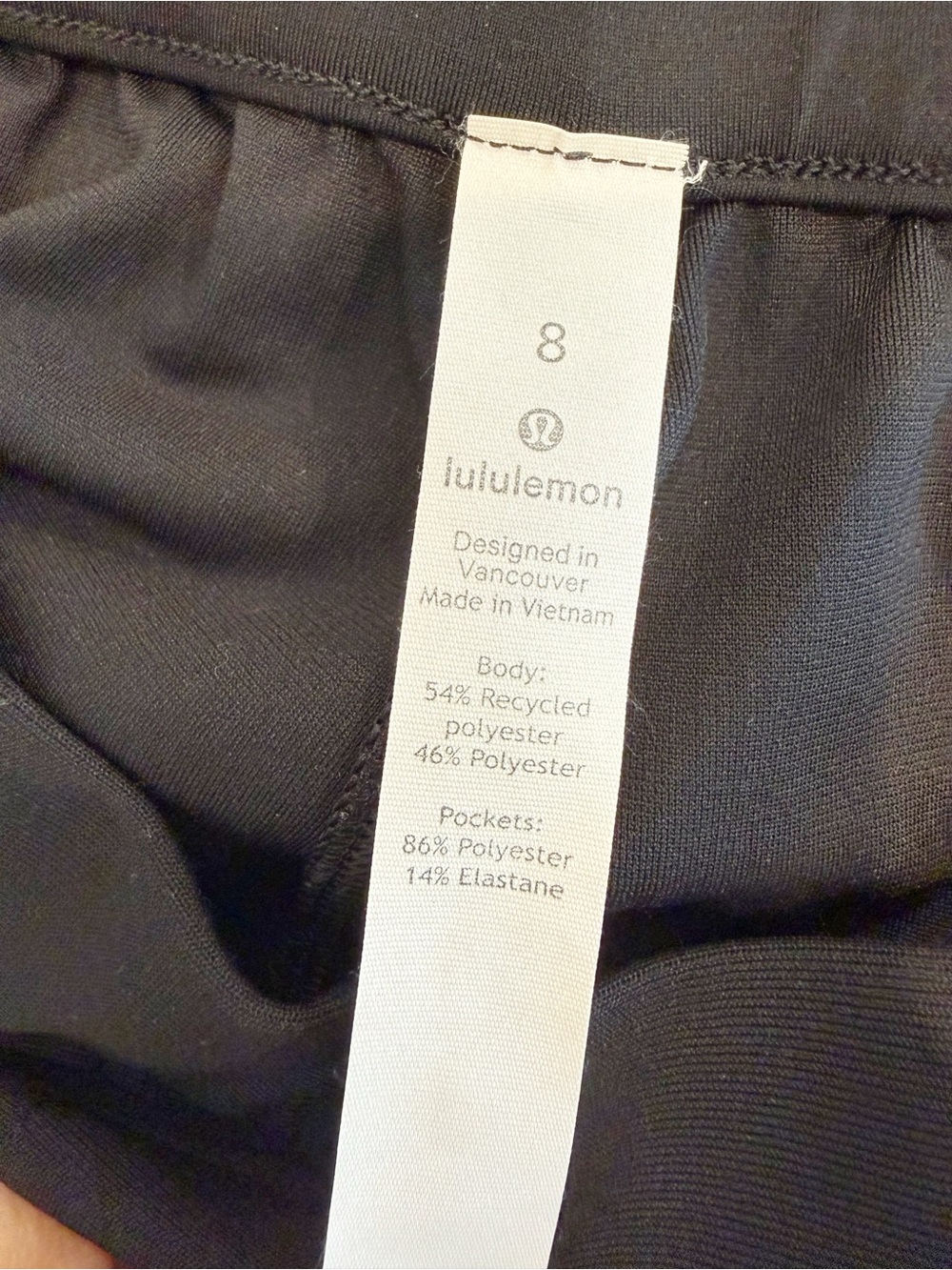LULULEMON Essential High Rise Trouser Pants in Black size 8 Pleated Front Ankle - Picture 8 of 9